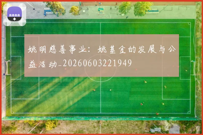 姚明慈善事业：姚基金的发展与公益活动_20260603221949