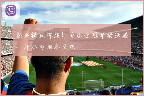 热血铸就辉煌！全运会冠军榜速递，汗水与泪水交织